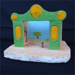 Due parole tra amici - Cm. 23 x 23 x 16 - Reg. 2.918.15