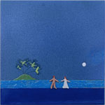 La Luna, lisola e noi - Cm. 25 x 25 - Reg. 3.048.19