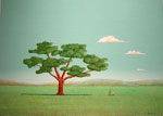 Miracolo nel grande prato - Cm 60 x 40 - Reg. Q.153.07
